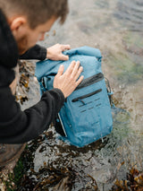 Red Original Adventure 30L Waterproof Roll-Top Outdoor Backpack - Storm Blue
