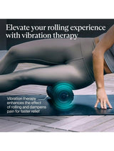 Therabody Sports Recovery Bluetooth Wave Vibration Foam Roller 13 x 30 Black