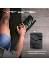 Therabody Sports Recovery Bluetooth Wave Vibration Foam Roller 13 x 30 Black