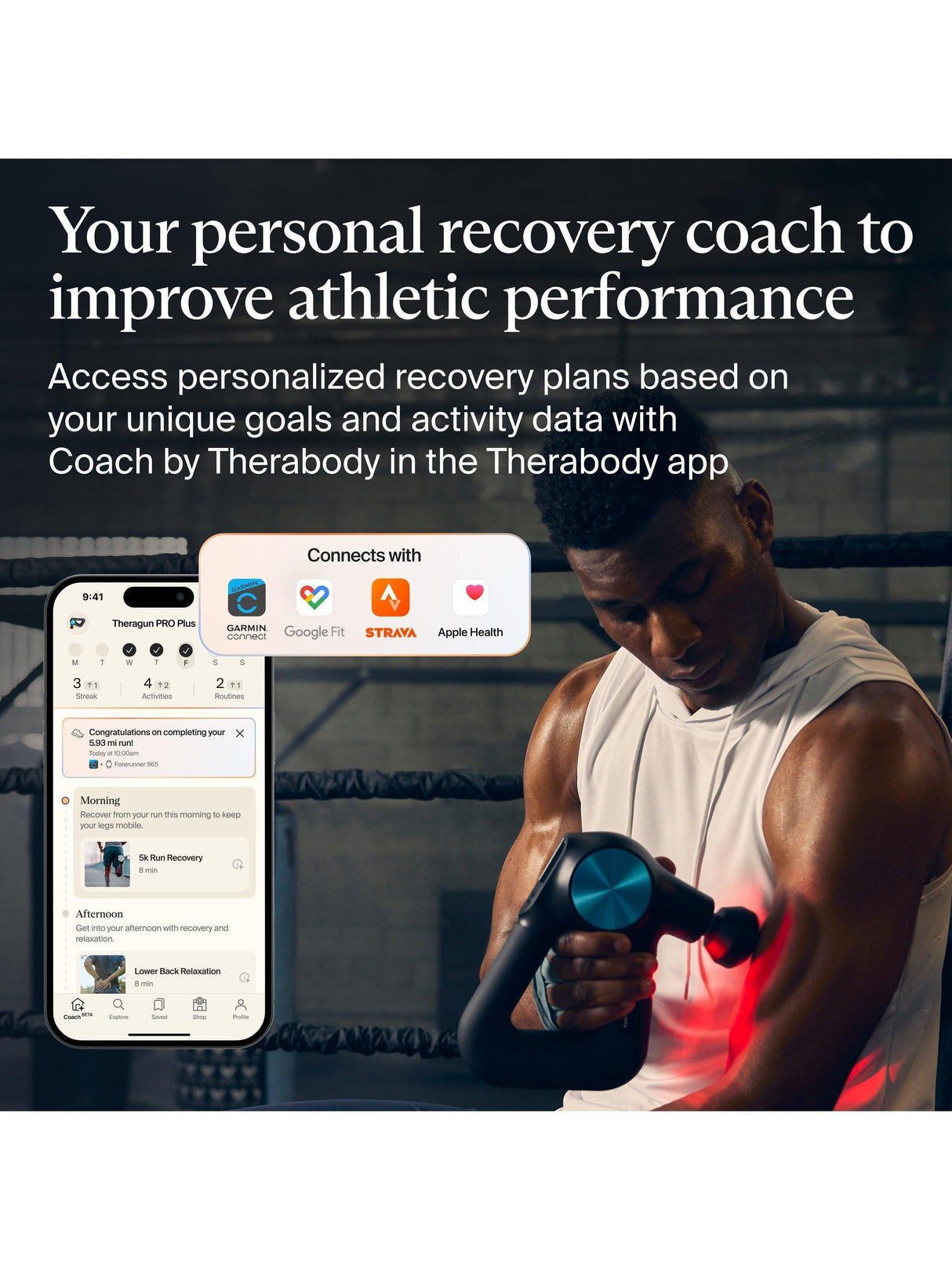 Therabody Theragun Pro Plus Sports Recovery Deep Tissue Massager - Black