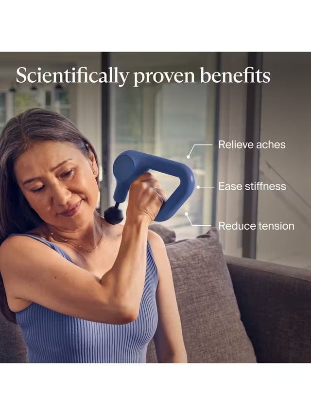 NEW Therabody Theragun Tension Relief Sports Recovery Massage Device - Navy Blue