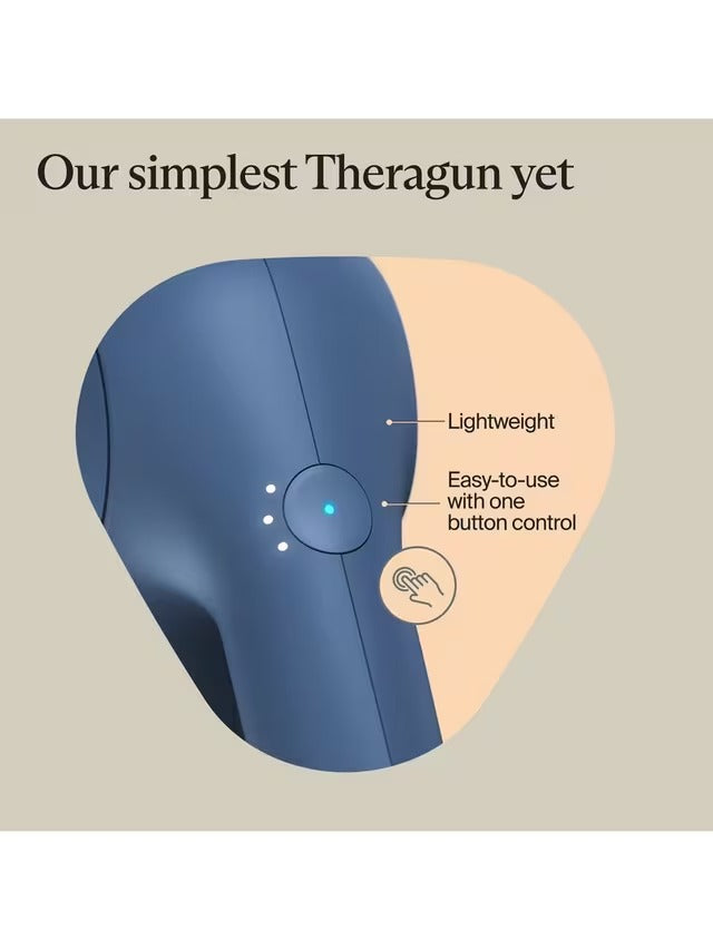Therabody Theragun Tension Relief Sports Recovery Massage Device - Navy Blue A