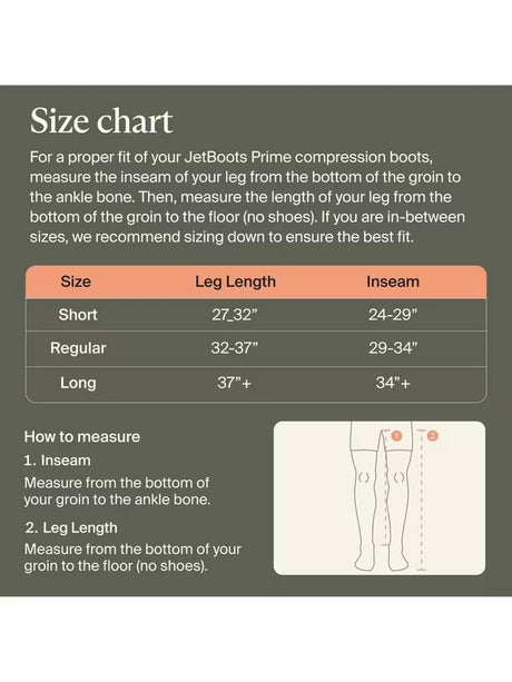 Therabody JetBoots Prime Sports Recovery Compression Boots - Black - Medium