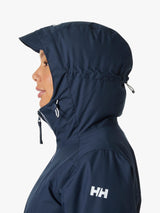 Helly Hansen Westport Insulated Hooded Regular Women's Coat - Navy - Small