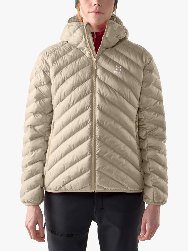Haglöfs Women's Sarna Mimic 2 Insulated Hooded Jacket - Chalk Beige - Small