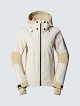 The North Face Lenado Slim Fit Waterproof Ski Jacket - White Dune/Gravel - M