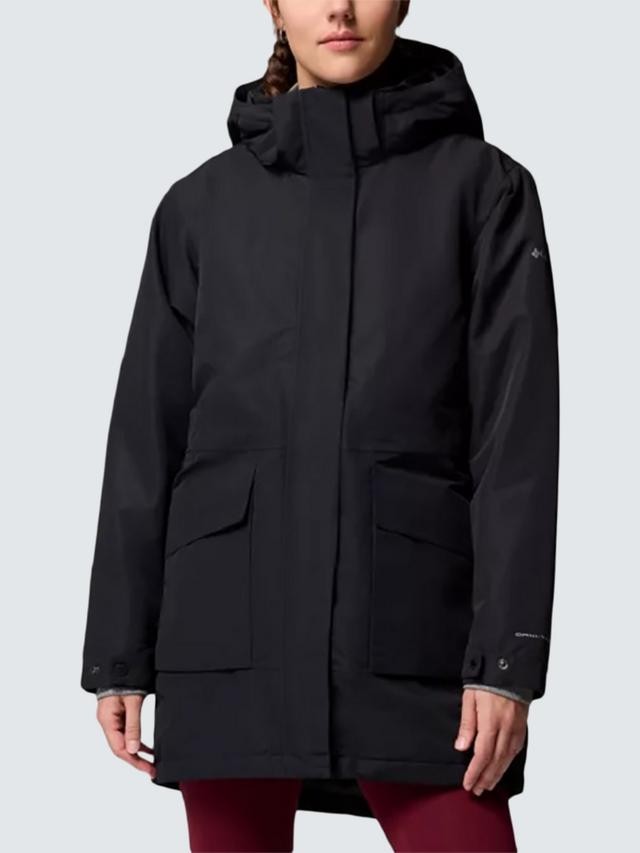 Columbia Women's Pulaski 3-in-1 Waterproof Winter Parka Jacket - Black - L