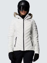 Columbia Womens Bird Mountain Insulated Winter Ski Jacket - Sea Salt - Small