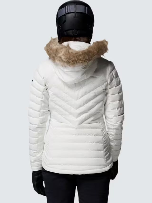 Columbia Womens Bird Mountain Insulated Winter Ski Jacket - Sea Salt - Small