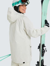 Roxy Women's Stated Technical Snow Winter Ski Jacket - Whisper White - XS
