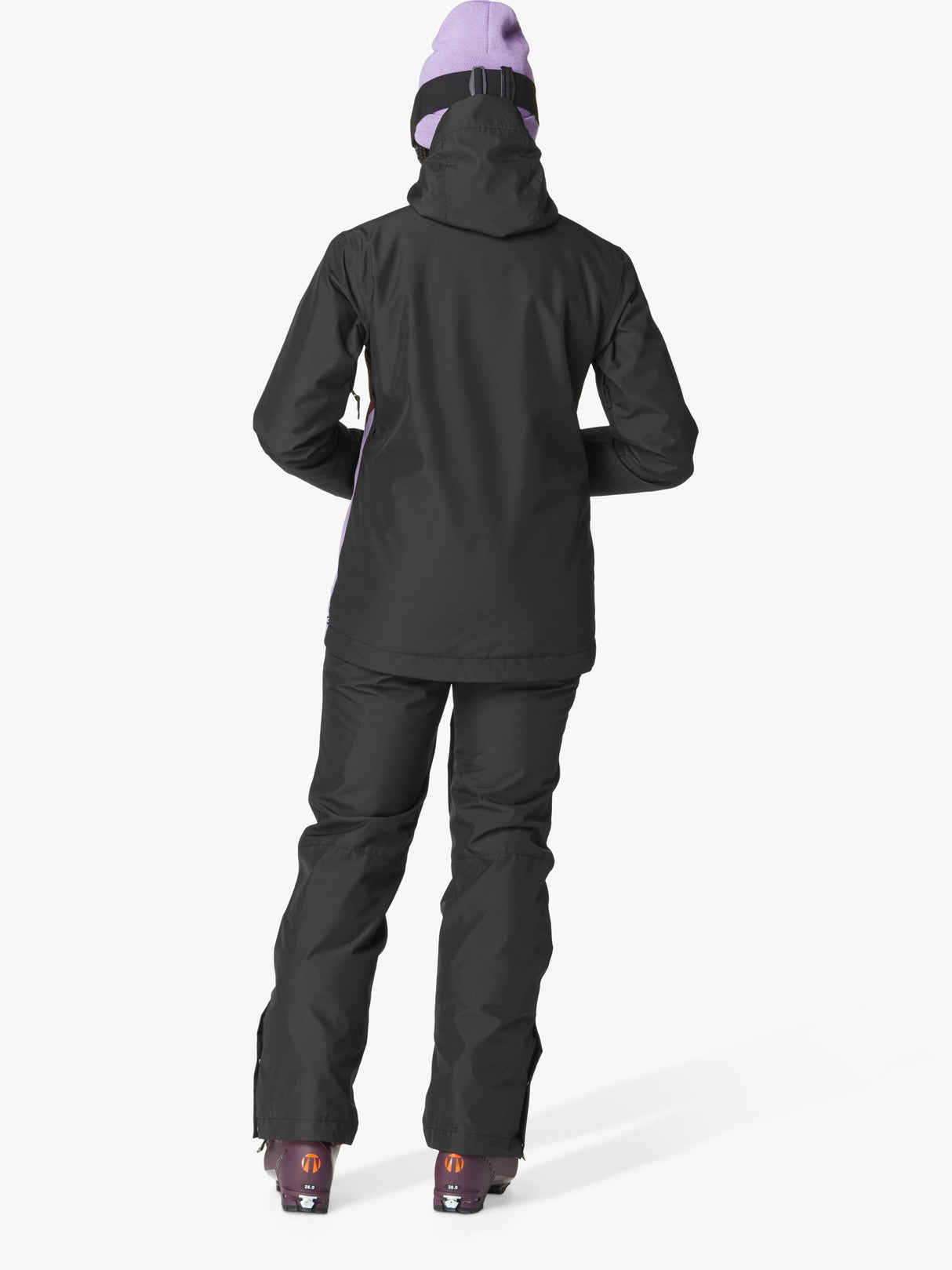 Picture Women's Seakrest Colour Block Hooded Ski Jacket - Black/Chicory - M