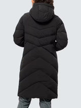 NEW Jack Wolfskin Women's Marienplatz Zip Casual Padded Coat - Black - Small