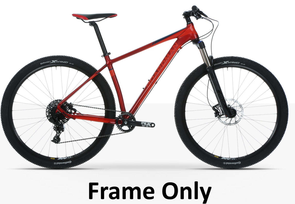NEW Boardman MTB Team 2017 29" Wheel Mountain Bike Frame Only - Red - 16"/Small