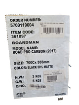 Boardman Road Pro Carbon (2017) 700c Large 55.5cm Bike Frame Only - Black