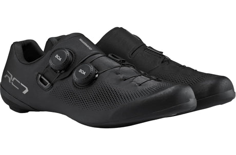 Shimano RC703 Men's SPD-SL Dual BAO Carbon Sole Road Shoes - Black - EU 43