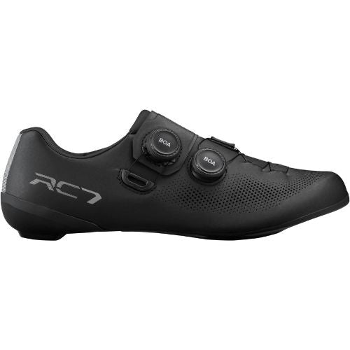 Shimano RC703 Men's SPD-SL Dual BAO Carbon Sole Road Shoes - Black - EU 43