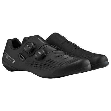 Shimano RC703 Men's SPD-SL Dual BAO Carbon Sole Road Shoes - Black - EU 43