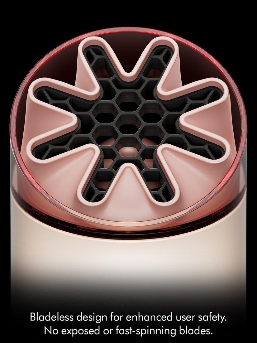 Dyson HushJet Bladeless 6- Speed Handheld 3-in-1 Mini cooling Fan - Blush