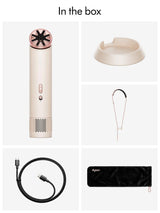 Dyson HushJet Bladeless 6- Speed Handheld 3-in-1 Mini cooling Fan - Blush