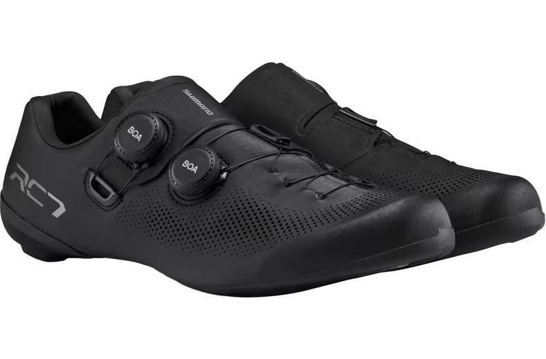 Shimano RC703 Road Men's SPD-SL Breathable Carbon Cycling Shoes Black EU 45