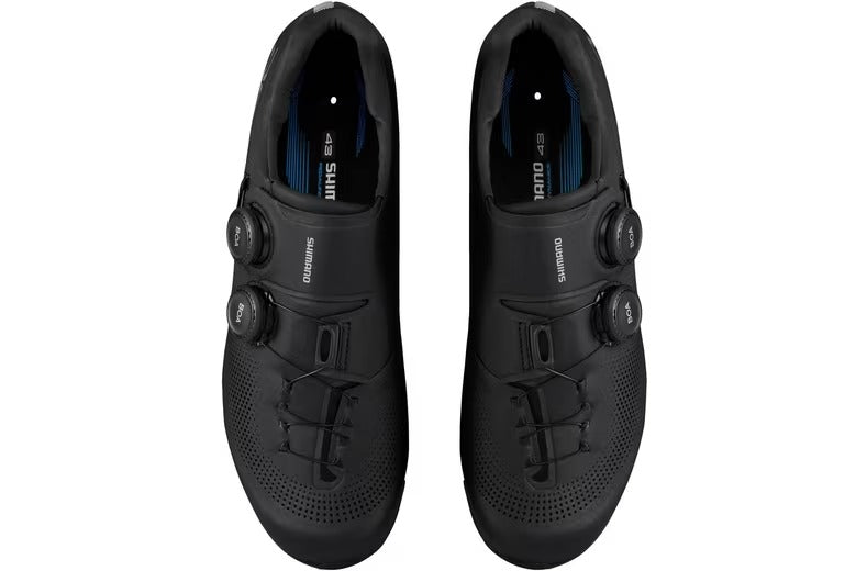 Shimano RC703 Road Men's SPD-SL Breathable Carbon Cycling Shoes Black EU 45