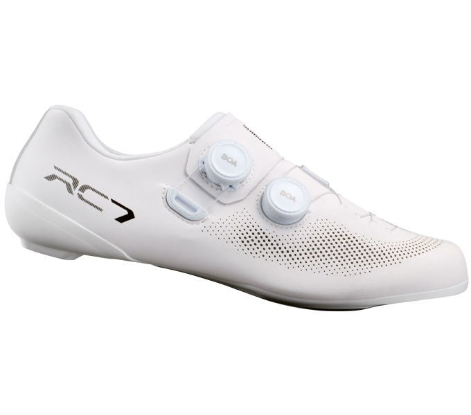 Shimano RC703 BAO SPD-SL Road Cycling Shoes - White - EU 45/UK 9.5 Wide
