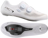 Shimano RC703 BAO SPD-SL Road Cycling Shoes - White - EU 45/UK 9.5 Wide