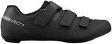 Shimano RC102 SPD-SL Road Cycling Hook & Loop Shoes - Black - EU 43/UK 8