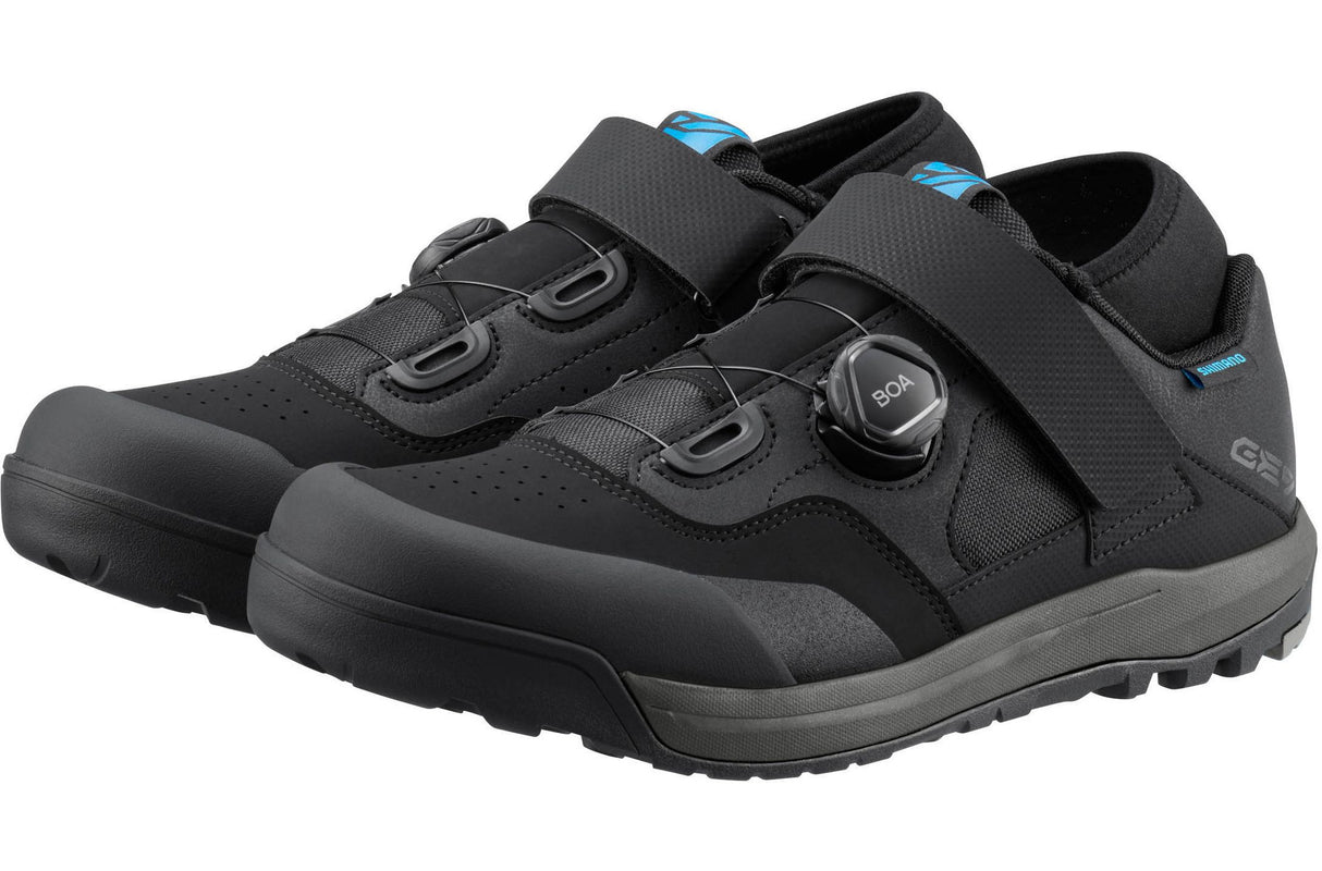 Shimano GE900 Men's SPD Mountain Bike DH/Enduro Cycling Shoes - Black - 42