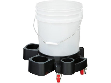 Halfords Advanced Car Washing Bucket Dolly With 5x360-Degree Casters - Black