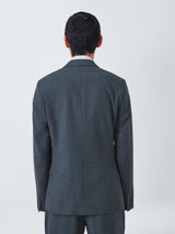 John Lewis Mens Single Breasted Slim Fit Wool Blend Suit Jacket - Navy - 42R