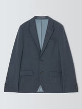 John Lewis Mens Single Breasted Slim Fit Wool Blend Suit Jacket - Navy - 42R