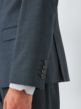 John Lewis Mens Single Breasted Slim Fit Wool Blend Suit Jacket - Navy - 42R