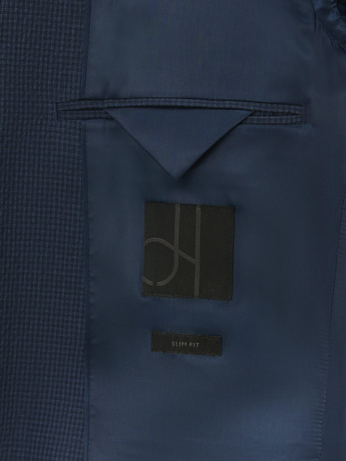 John Lewis Washed Cotton Men's Regular Blend Regular Fit Blazer - Navy - 38R