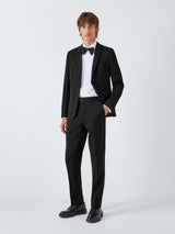Kin Mens Slim Fit Wool Blend Smart Formal Blazer Dinner Jacket - Black - 44R