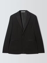 Kin Mens Slim Fit Wool Blend Smart Formal Blazer Dinner Jacket - Black - 44R
