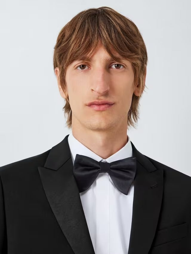 Kin Mens Slim Fit Wool Blend Smart Formal Blazer Dinner Jacket - Black - 44R