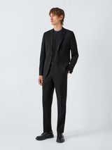 Kin Mens Slim Fit Wool Blend Smart Formal Blazer Dinner Jacket - Black - 44R