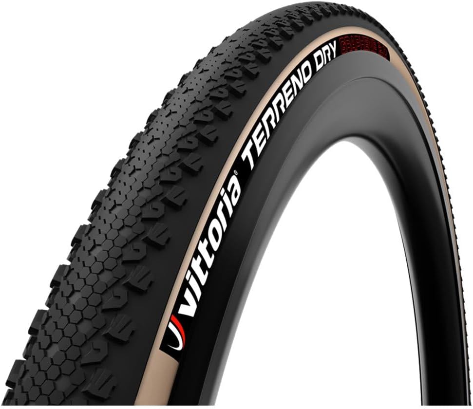 Vittoria Terreno Dry G2.0 700x40c 40-622 Gravel Bike Tyre Black Tan TLR