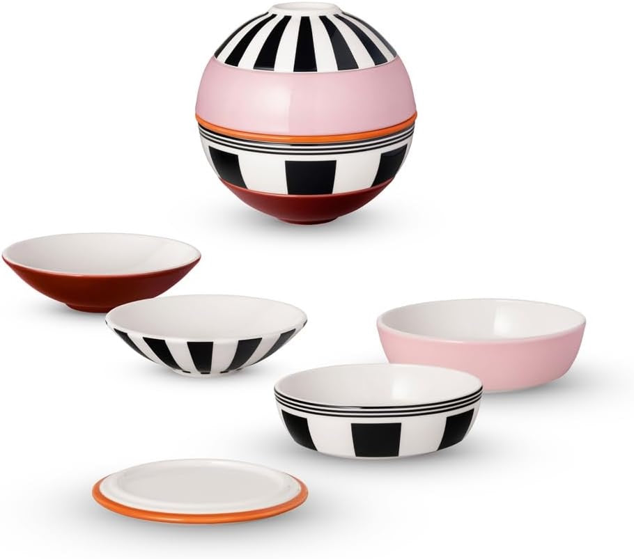 Villeroy & Boch Iconic La Petite Boule Memphis Porcelain Crockery Set - Kazoop 