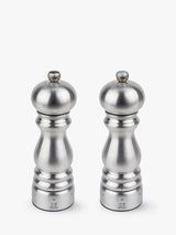 Peugeot Paris Chef uSelect Manual Steel Salt & Pepper Mills 18cm - Silver - Kazoop 