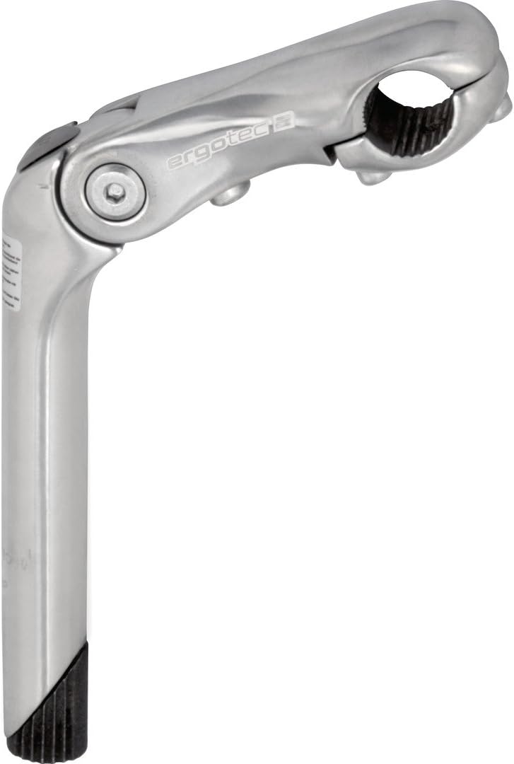 ErgoTec Unisex Adult Kobra Vario Adjustable Stem 25.4 x 110mm - Silver