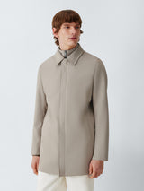 John Lewis Mac Gilet Men's Sophisticated Plain Regular Jacket Taupe - Medium
