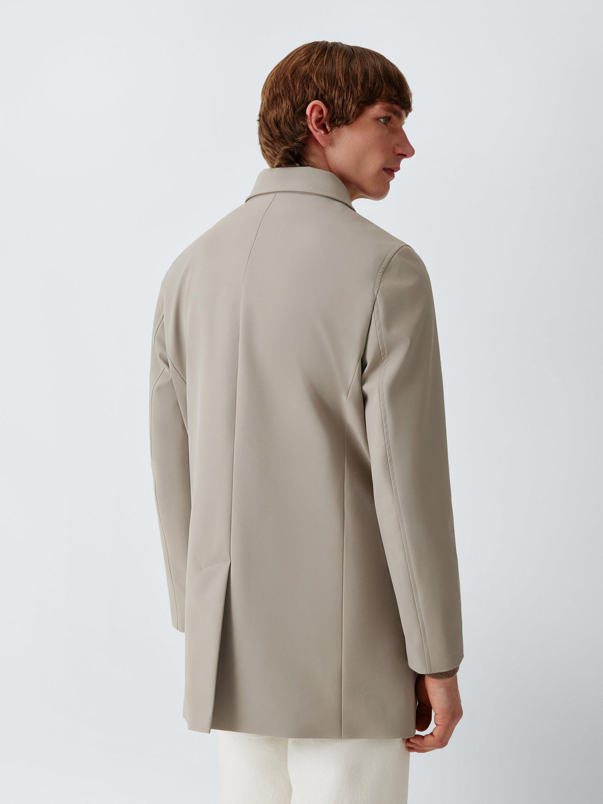 John Lewis Mac Gilet Men's Sophisticated Plain Regular Jacket Taupe - Medium