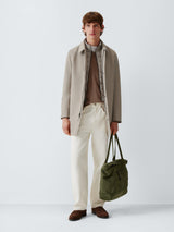John Lewis Mac Gilet Men's Sophisticated Plain Regular Jacket Taupe - Medium