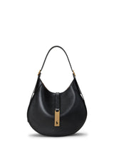 Ralph Lauren Polo ID Small Leather Adjustable Strap Shoulder Bag - Black