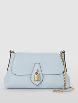 Mulberry Eliza Mini Leather Chain Women's Shoulder Leather Bag - Poplin Blue