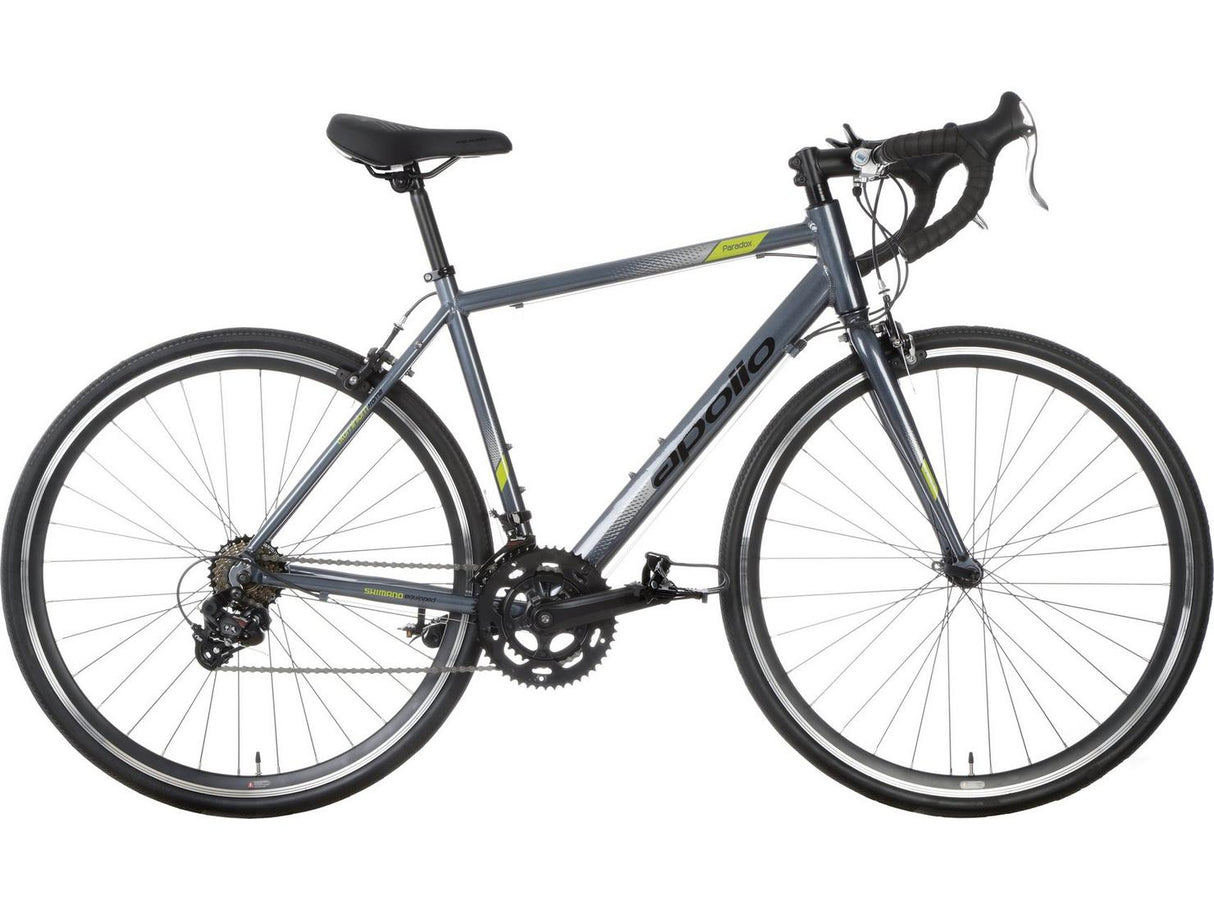 Apollo Paradox Mens 14-Speed V-Brakes Alloy Road Bike - Grey - 51cm Medium