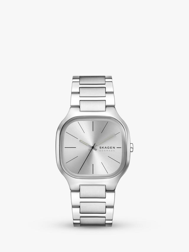 Skagen SKW6934 Mellem Men's Stainless Steel Bracelet Strap Watch - Silver