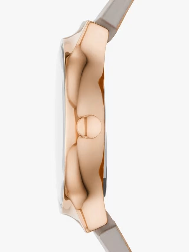 Skagen SKW3005 Women's Freja Eco Leather Strap 26mm Watch - Brown/Rose Gold